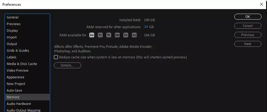 Optimize RAM Usage to Render Faster in After Effects